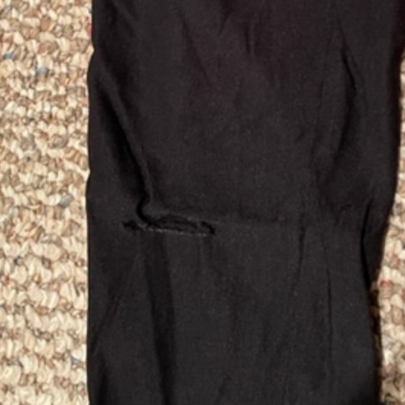 Fashion Leggings with Destressed Leg Design - Picture 5 of 5